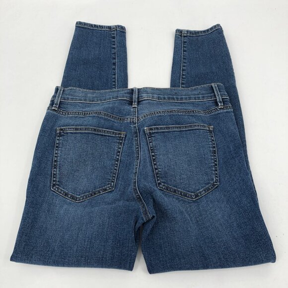 Ann Taylor Blue Skinny Jeans | Mid Rise, Size 4 - Picture 2 of 7